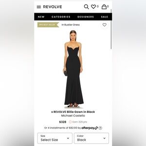 x REVOLVE Billie Gown in Black
Michael Costello